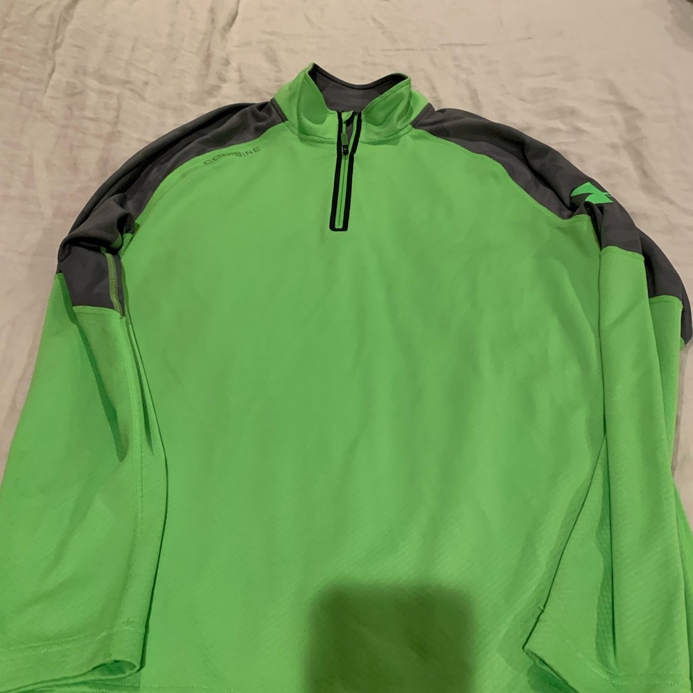 Under Armour quarter zip.
